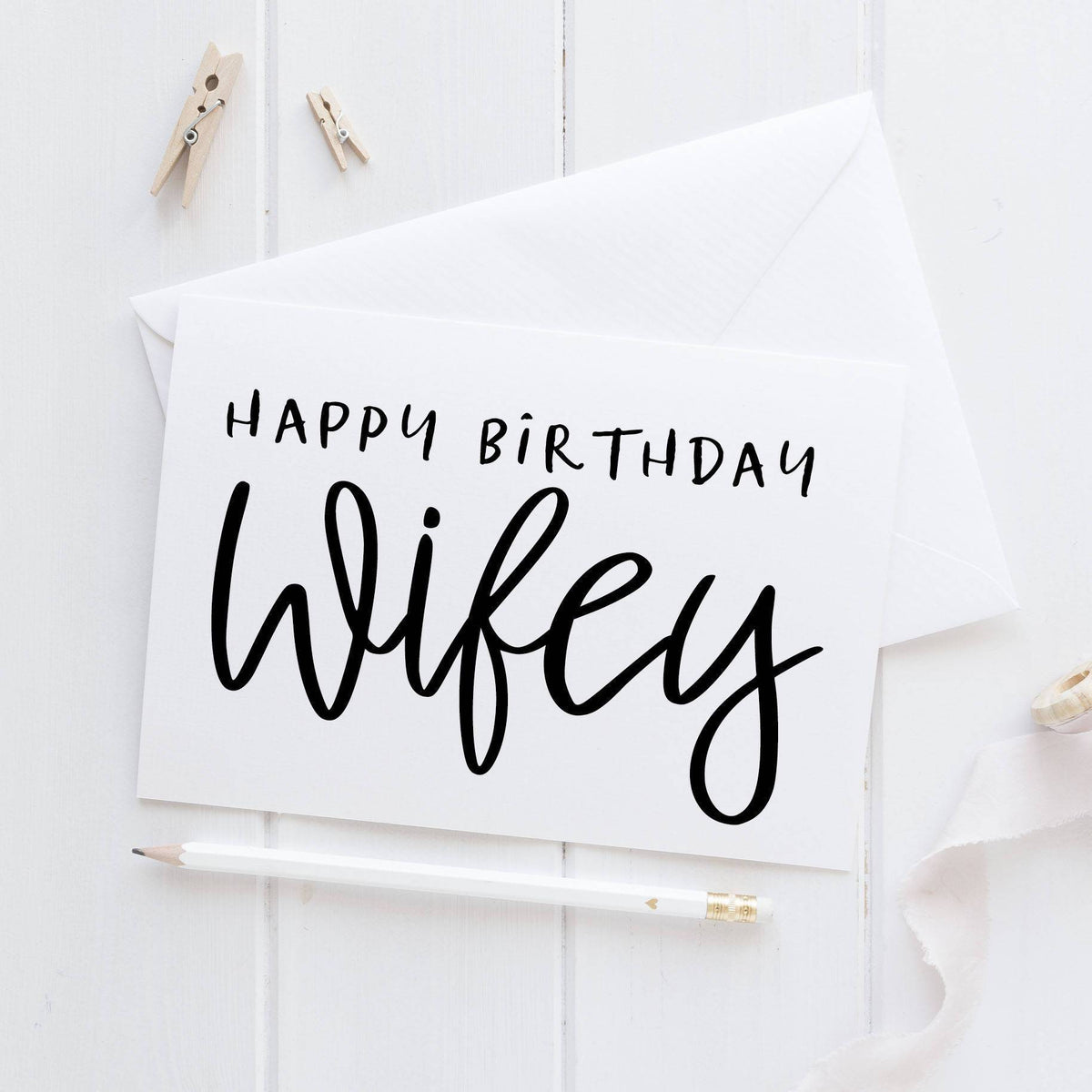 wife Birthday Card - girlfriend birthday card - wifey card - birthday ...