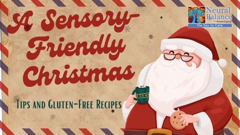 Santa decor that says Sensory-Friendly Christmas: Tips and Gluten-Free Delights