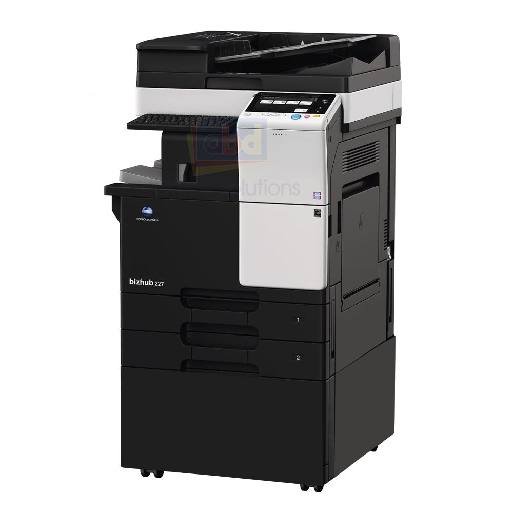 Konica Minolta Bizhub 227 Mono Laser Multifunction Printer - ABD Office Solutions, Inc.