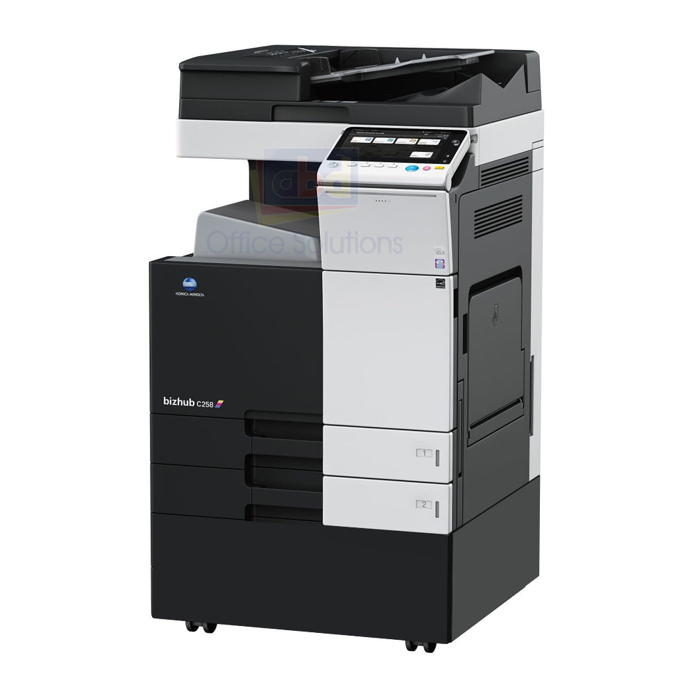 Konica Minolta Bizhub C258 Color Laser Multifunction Printer - ABD Office Solutions, Inc.