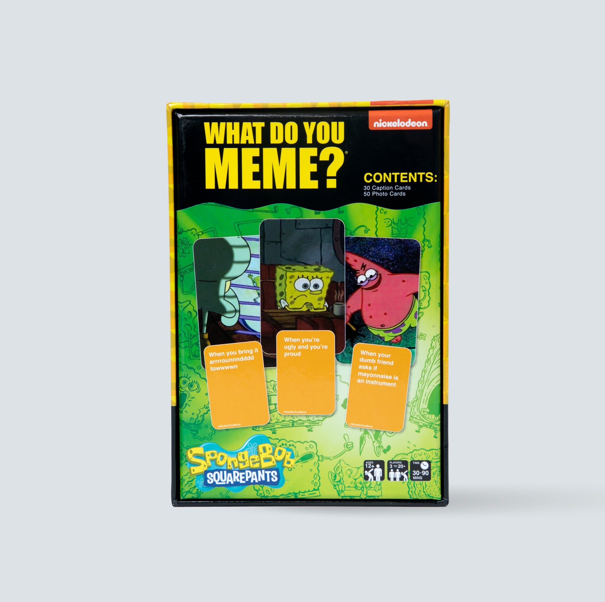 Spongebob Expansion Pack What Do You Meme Adult Party Game What Do You Meme