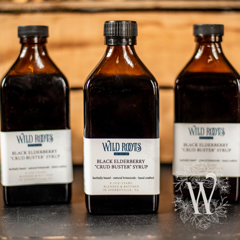 Black Elderberry "Crud Buster" Syrup by Wild Roots Apothecary