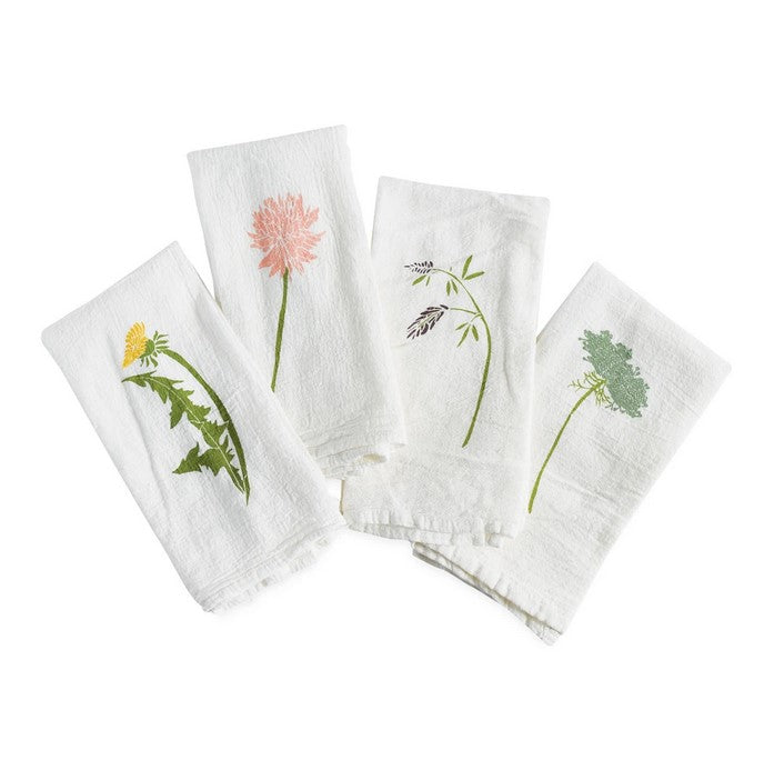 Winter Greens Napkins: Set of 4 - Wild Roots Apothecary