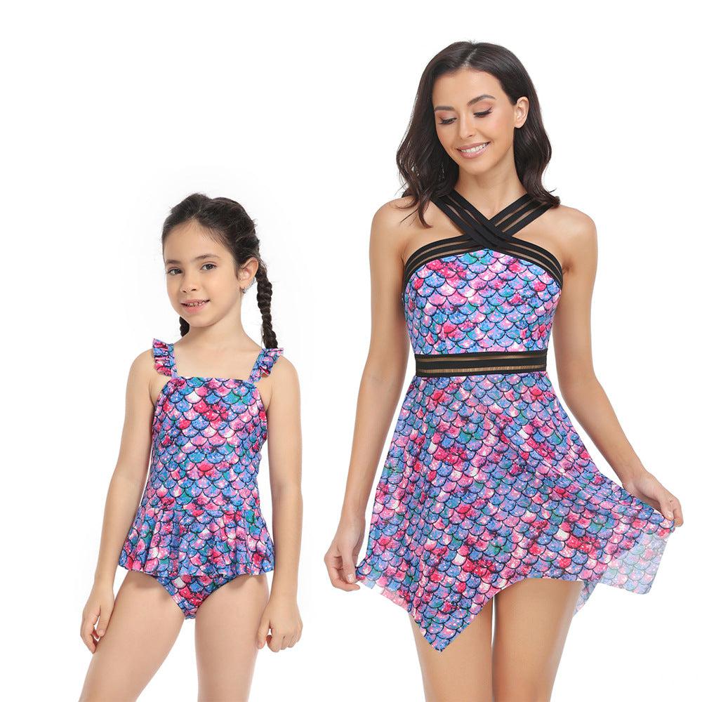 Matching Mommy and Me Two-Piece Tankini Swimsuit Set – dresslikemommy.com