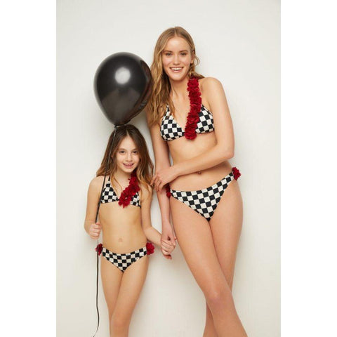 matching swimwear for mum and daughter