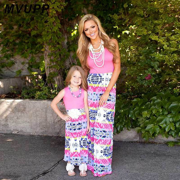 Mommy & Me Matching Bohemian Patchwork Dress – dresslikemommy.com