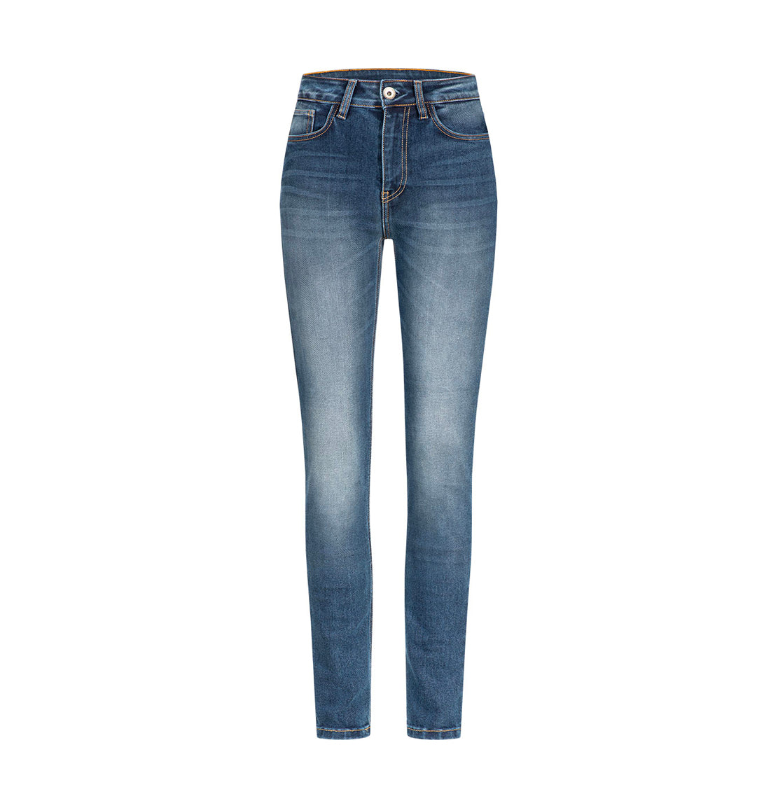 Rokker - Ladies Rokkertech High Waist Jeans - Blue – Idle Torque