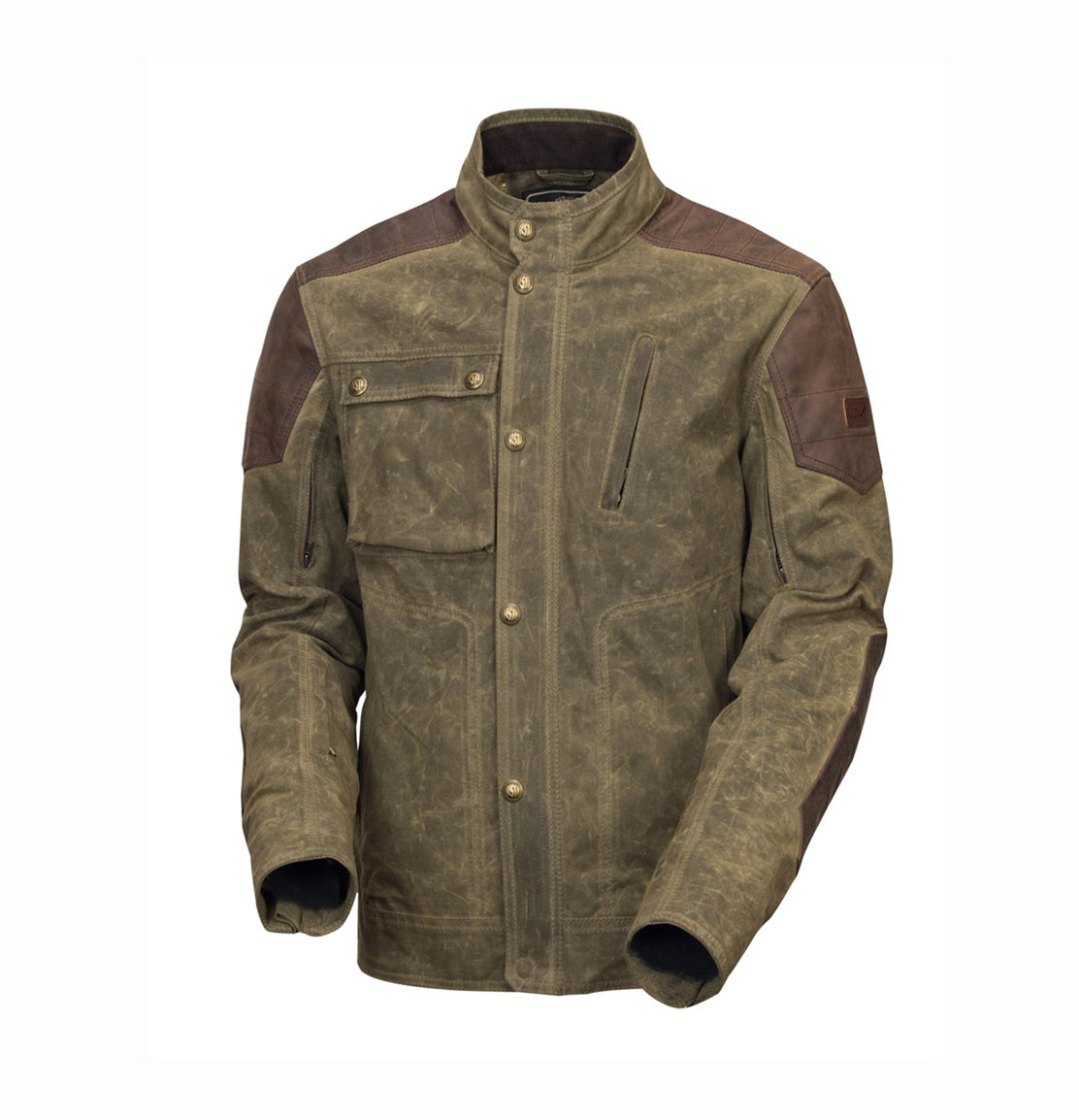waxed cotton motorcycle jacket