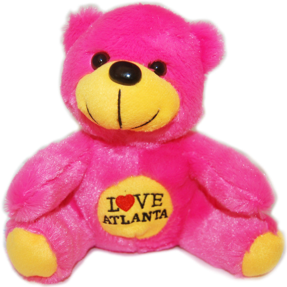 I Love Atlanta Neon Bear in Four Bright Colors – CityDreamShop