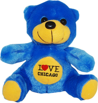 teddy bear in blue colour