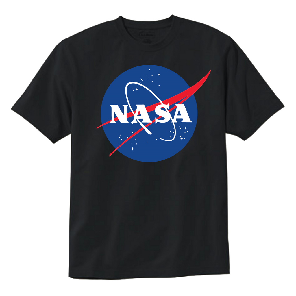 NASA Official Logo Black T-Shirt Comes in All Sizes – CityDreamShop