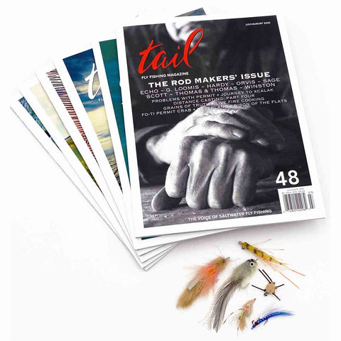 Saltwater flies plus 1 year subscription – Tail Magazine Fly Shop