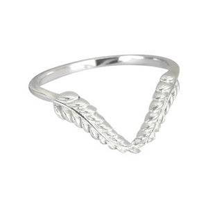 Fern Wishbone Ring - Creative & Brave