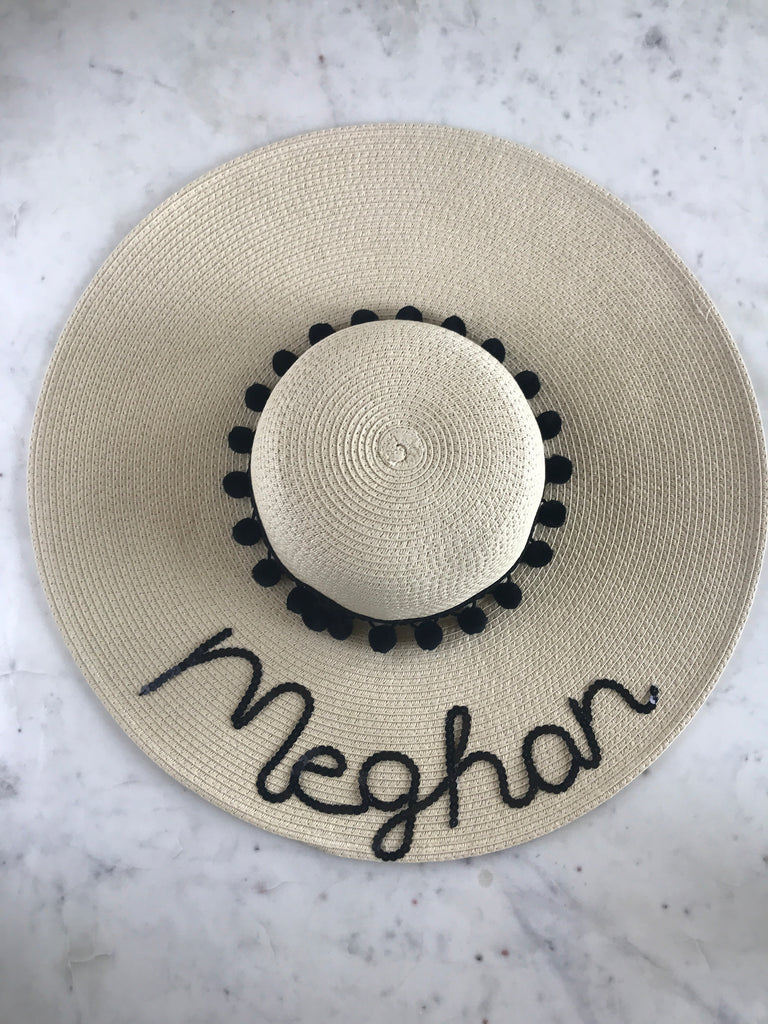 Sample - Natural Floppy Hat with Meghan