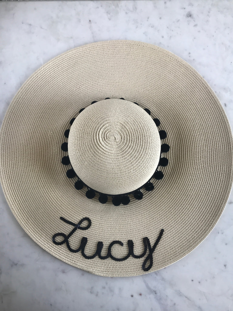 Sample - Natural Floppy Hat with Lucy
