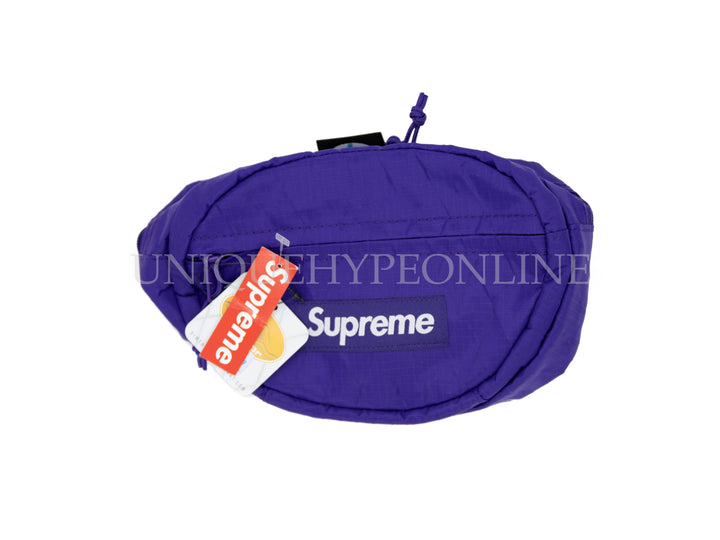 supreme waist bag fw18 purple