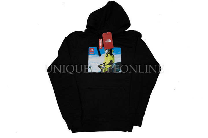 supreme the north face photo hooded sweatshirt black