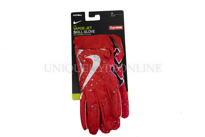 supreme nike vapor jet 4.0 football gloves