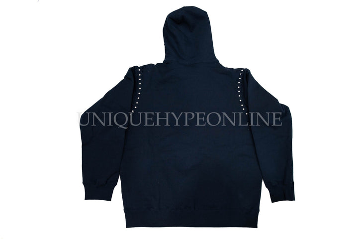 supreme studded hooded sweatshirt