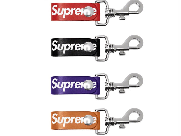 きはできま Supreme - Supreme 21SS Leather Key Loop 赤の通販 by