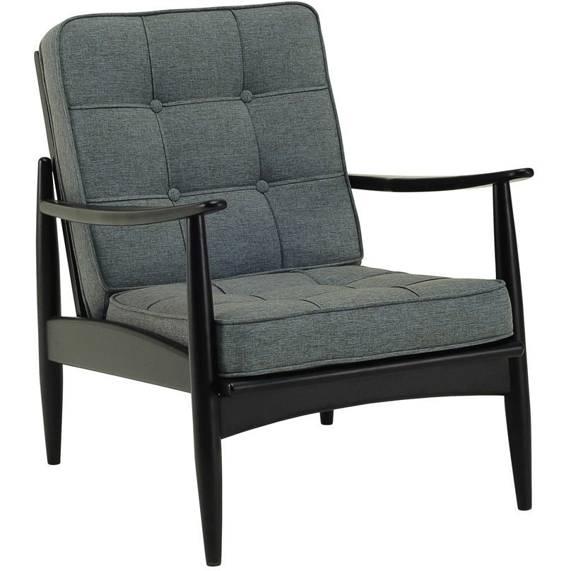 Ripon Replica Mid Century Armchair In Whale Modern Furniture