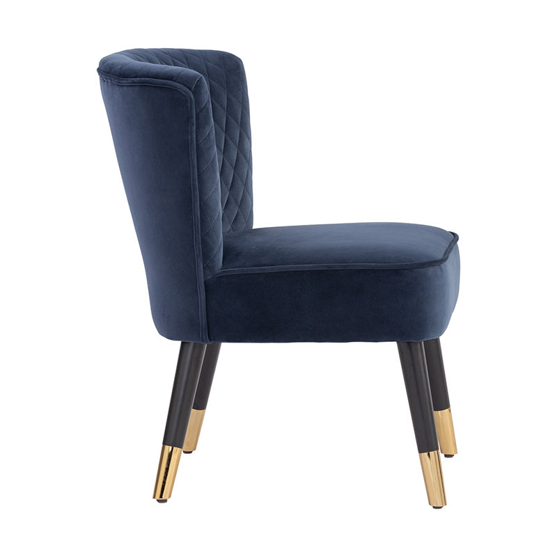 cocktail chair navy