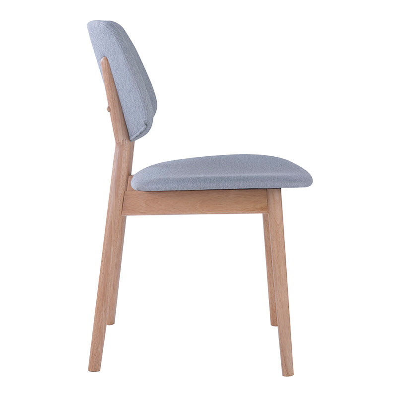 MERCY Dining Chair - Natural/Light Grey | Modern Furniture | Melbourne