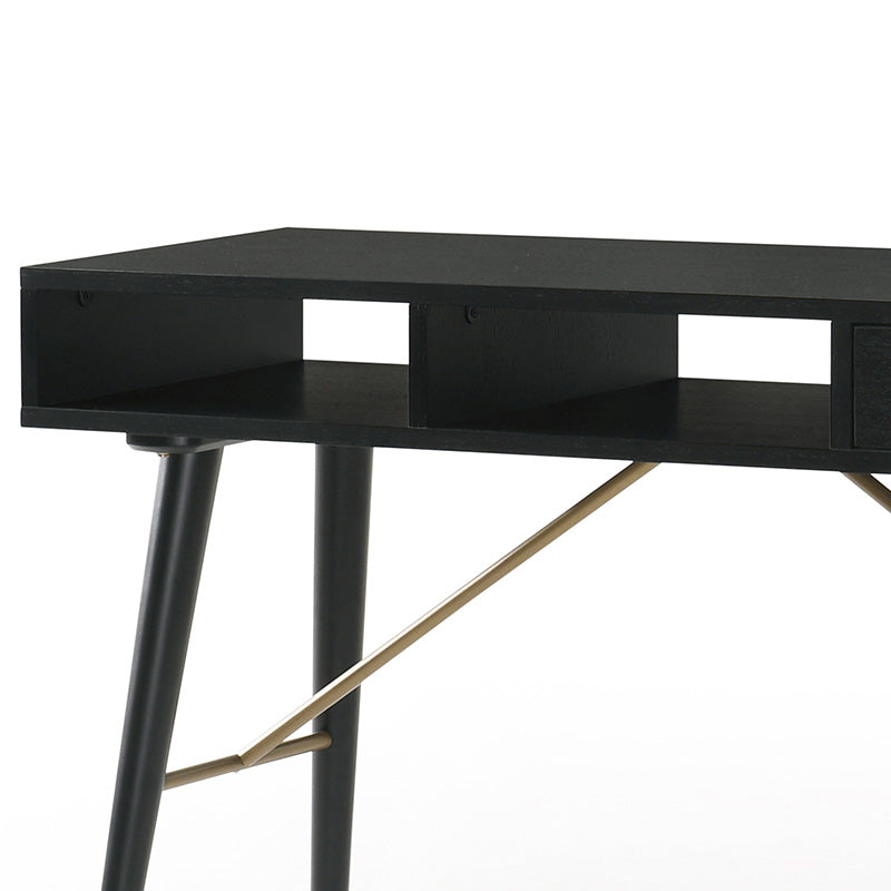 RANIA Study Desk Console 120cm - Black Ash– Modern Furniture