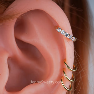 hoop earrings for top of ear