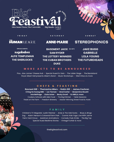 The Big Feastival Line-up 2022