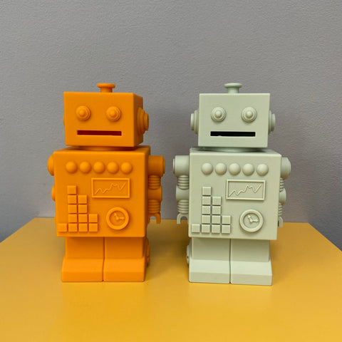 Silicone robot money boxes