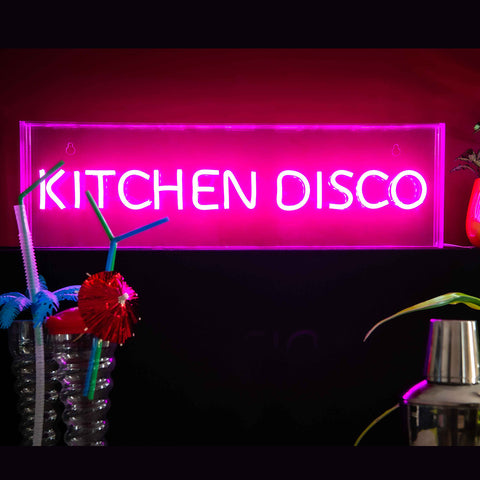 kitchen disco neon sign christmas gift