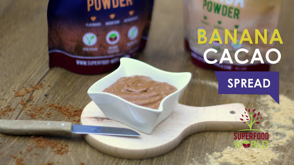 Organic Banana Cacao Spread Recipe - Superfood World