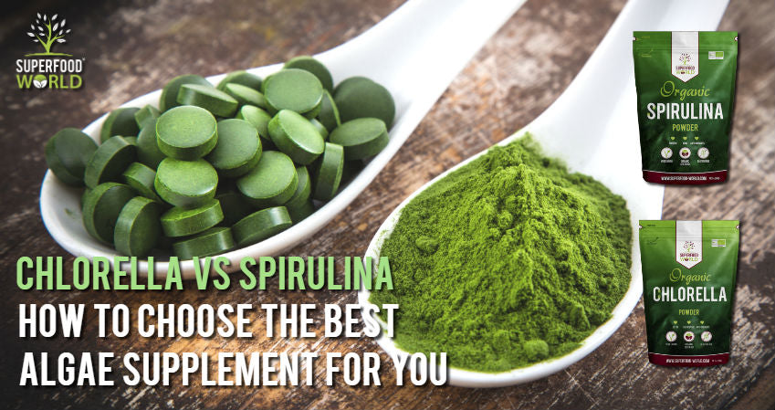 Chlorella vs Spirulina