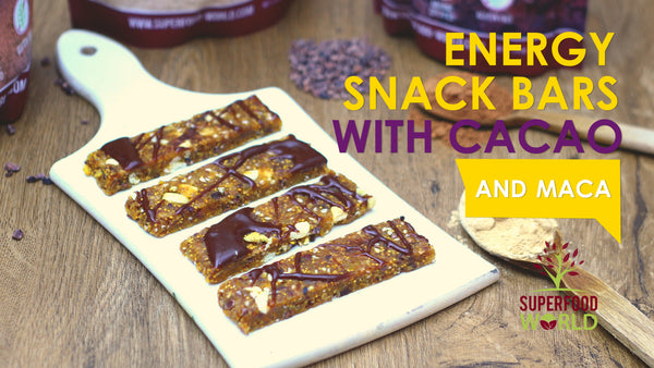 Superfood World Energy Snack Bars with Cacao