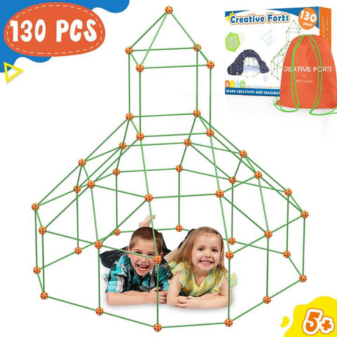 Creative Fort Building Kit with 130 pcs