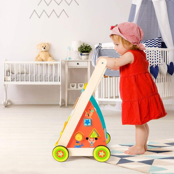 what is a wooden baby walker and its benefits