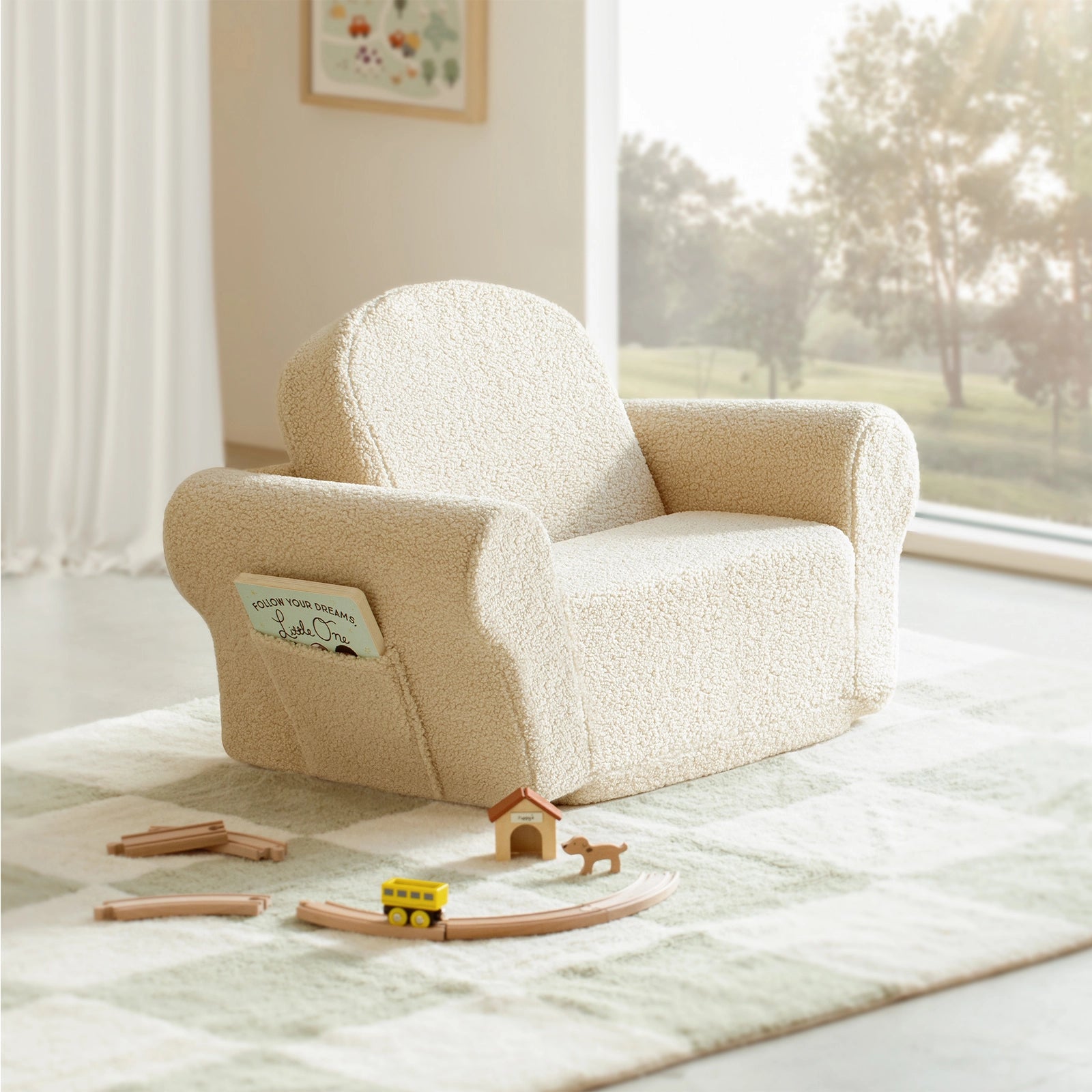 Tiny Land® Cream Kids’ Chair – Afternoon Couch