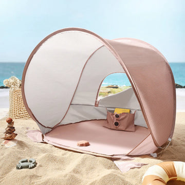 Tiny Land® Sunny Day Beach Tent - Blush Pink