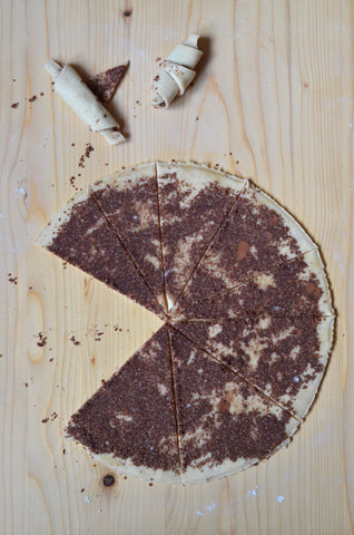 Rugelach - Cut circle into wedges
