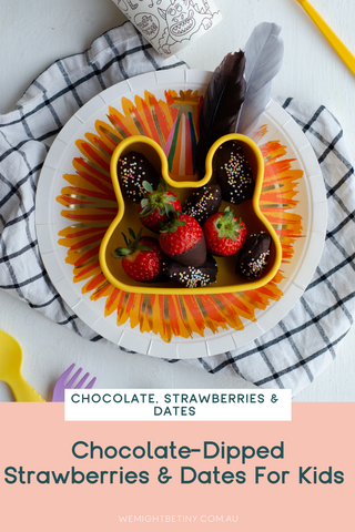 Chocolate-Dipped Strawberries & Dates For Kids