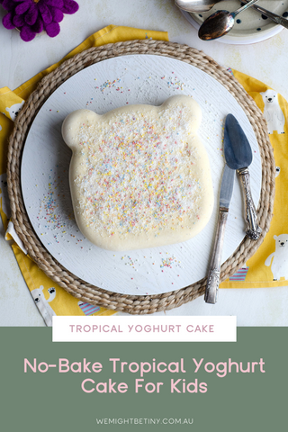 No-Bake Tropical Yoghurt Cake For Kids