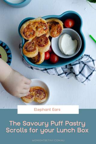 Elephant Ears | The Savoury Puff Pastry Scrolls for your Lunch Box