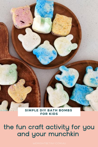 SIMPLE DIY BATH BOMBS FOR KIDS