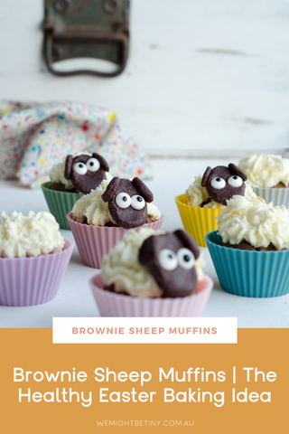 Brownie Sheep Muffins