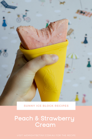 Peach & Strawberry Cream Recipe 