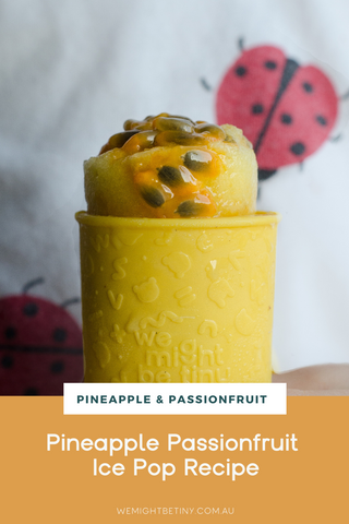 Pineapple Passionfruit Ice Pop Recipe