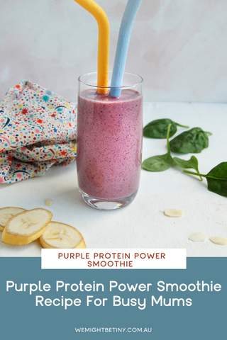 Purple Protein Power Smoothie Recipe For Busy Mums