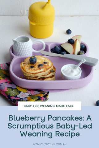 Delicious Baby-Led Weaning Recipe: Blueberry Pancakes