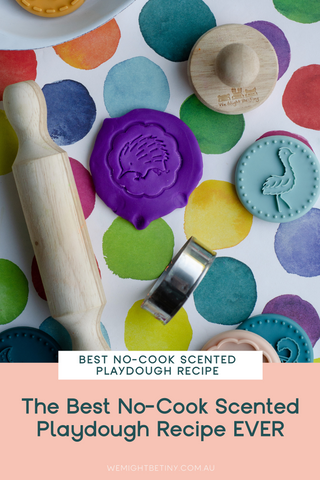 best no cook scented playdough recipe